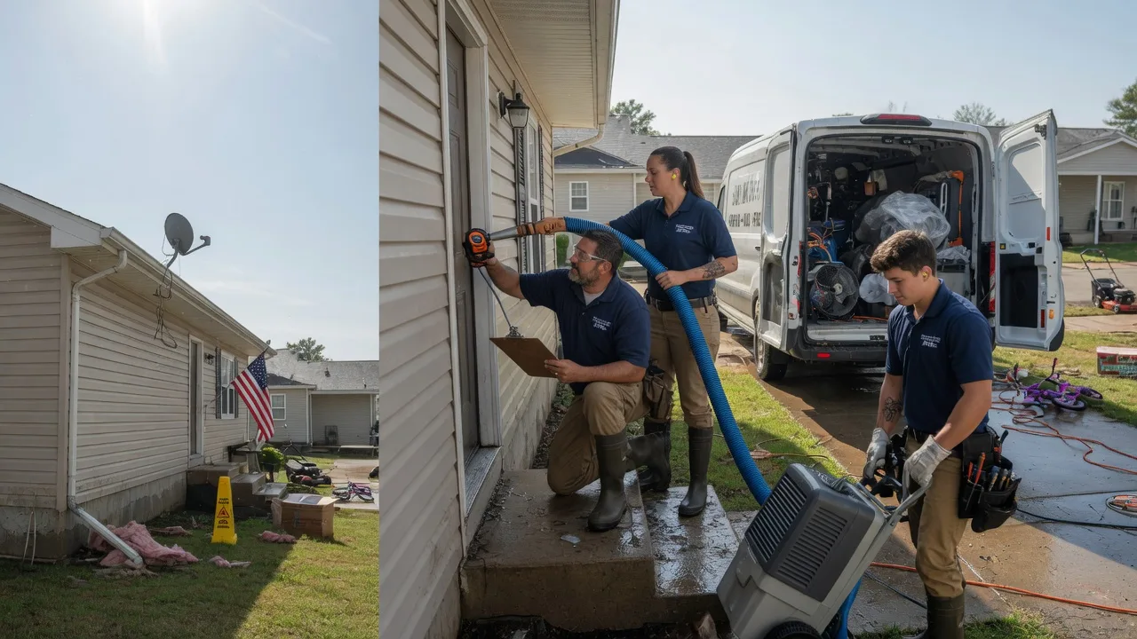 Ceiling Water Damage Restoration in Prairie Du Sac, WI near me